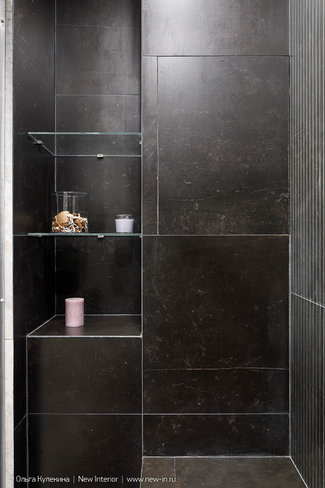 Интерьер квартиры в серых оттенках - 60 м²