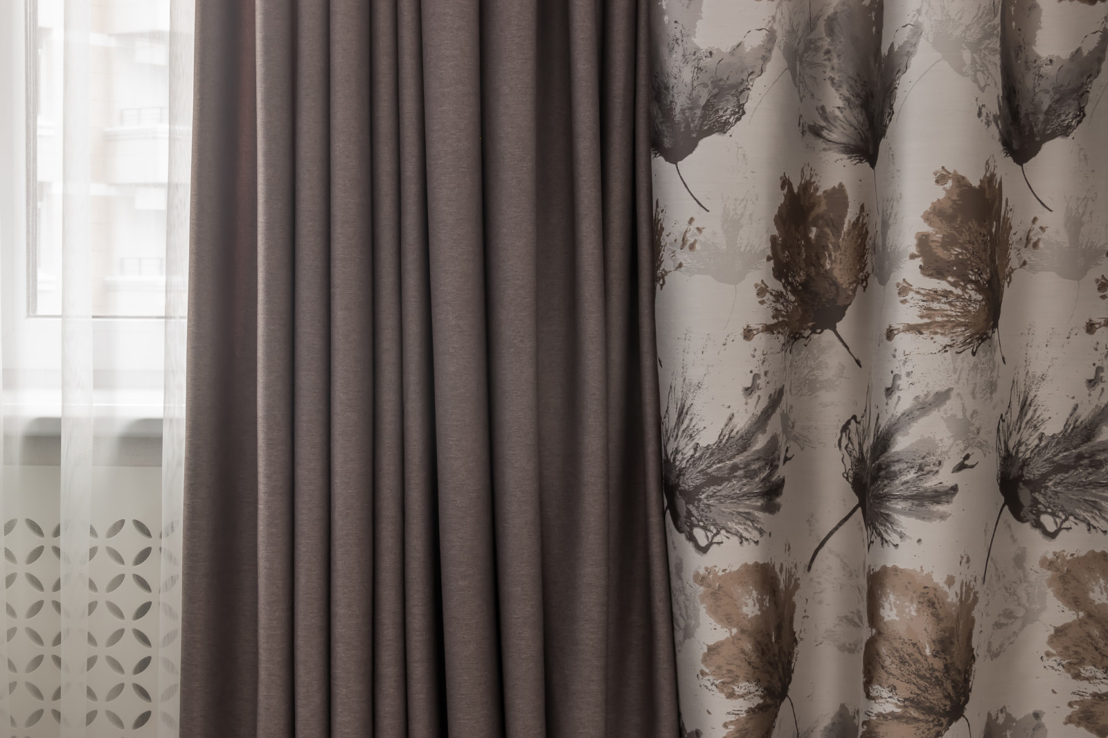 Акцент на шторах