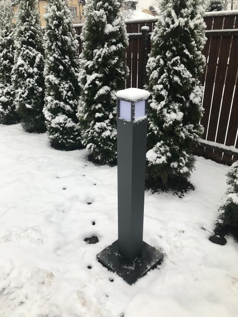 Обложка проекта: Ландшафтные уличные столбы немецкого бренда Deko-Light. Фото с объекта Заказчика
