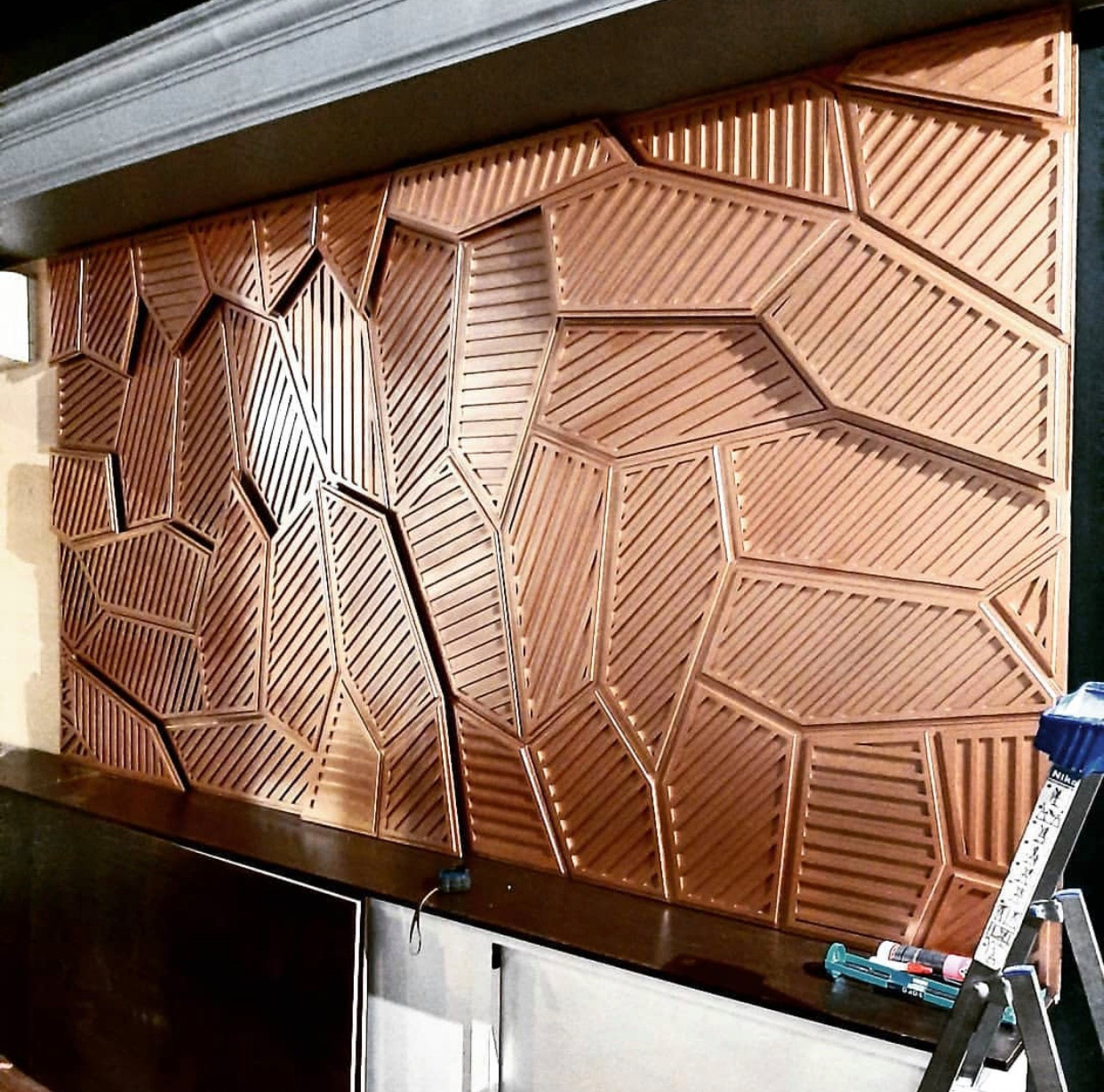 Объемная 3D-стена