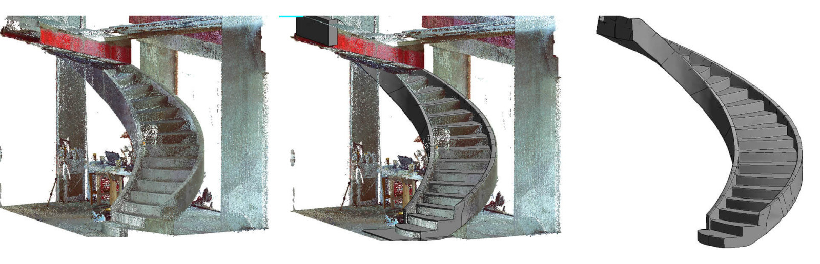 Обложка проекта: 3D cканирование винтовой лестницы