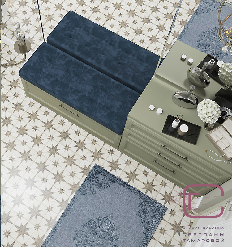 Дизайн-проект квартиры 210 кв.м в “ЖК Олимп”, ул. Мира 74Б г.Пенза