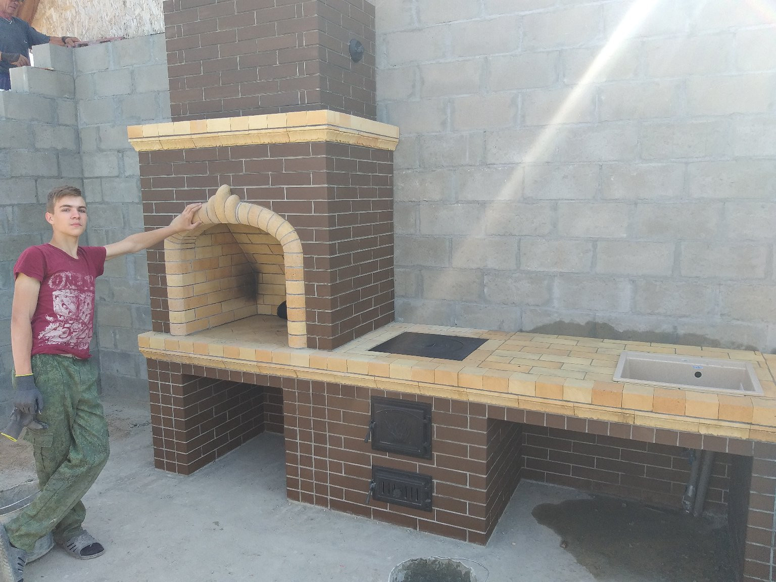 печи в беседках