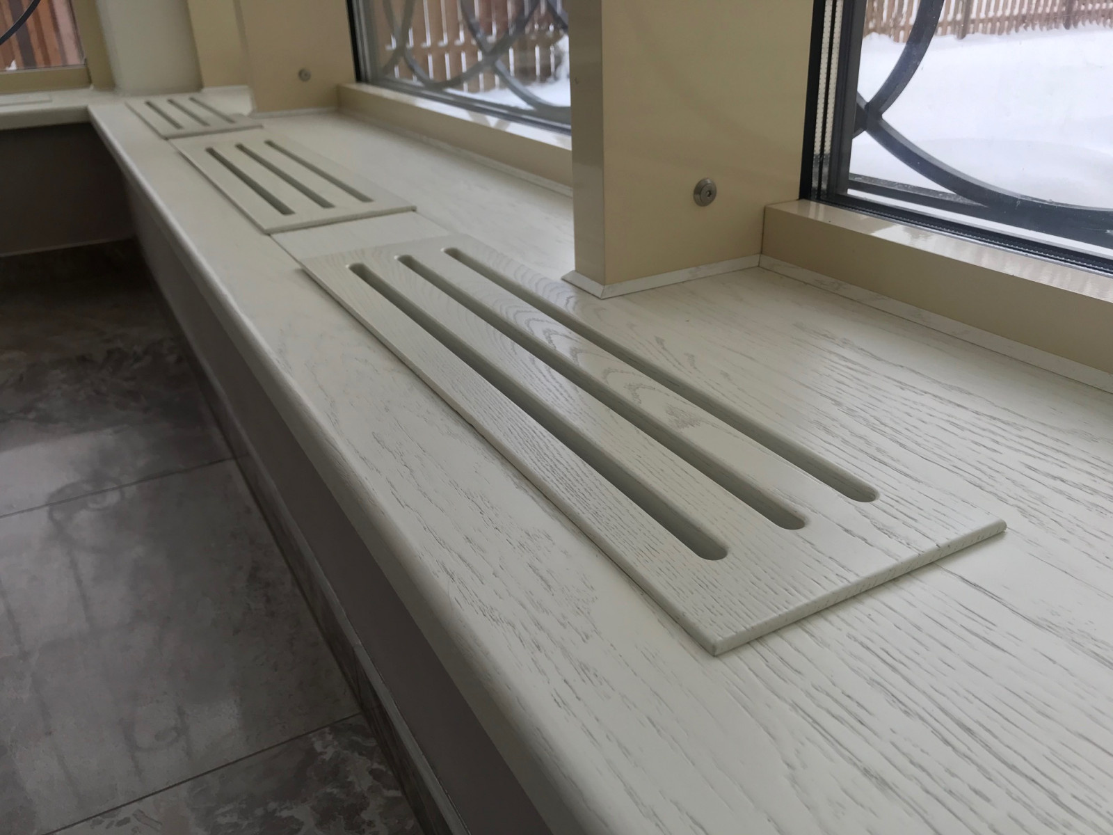 Лестница и подоконники с конвекцией