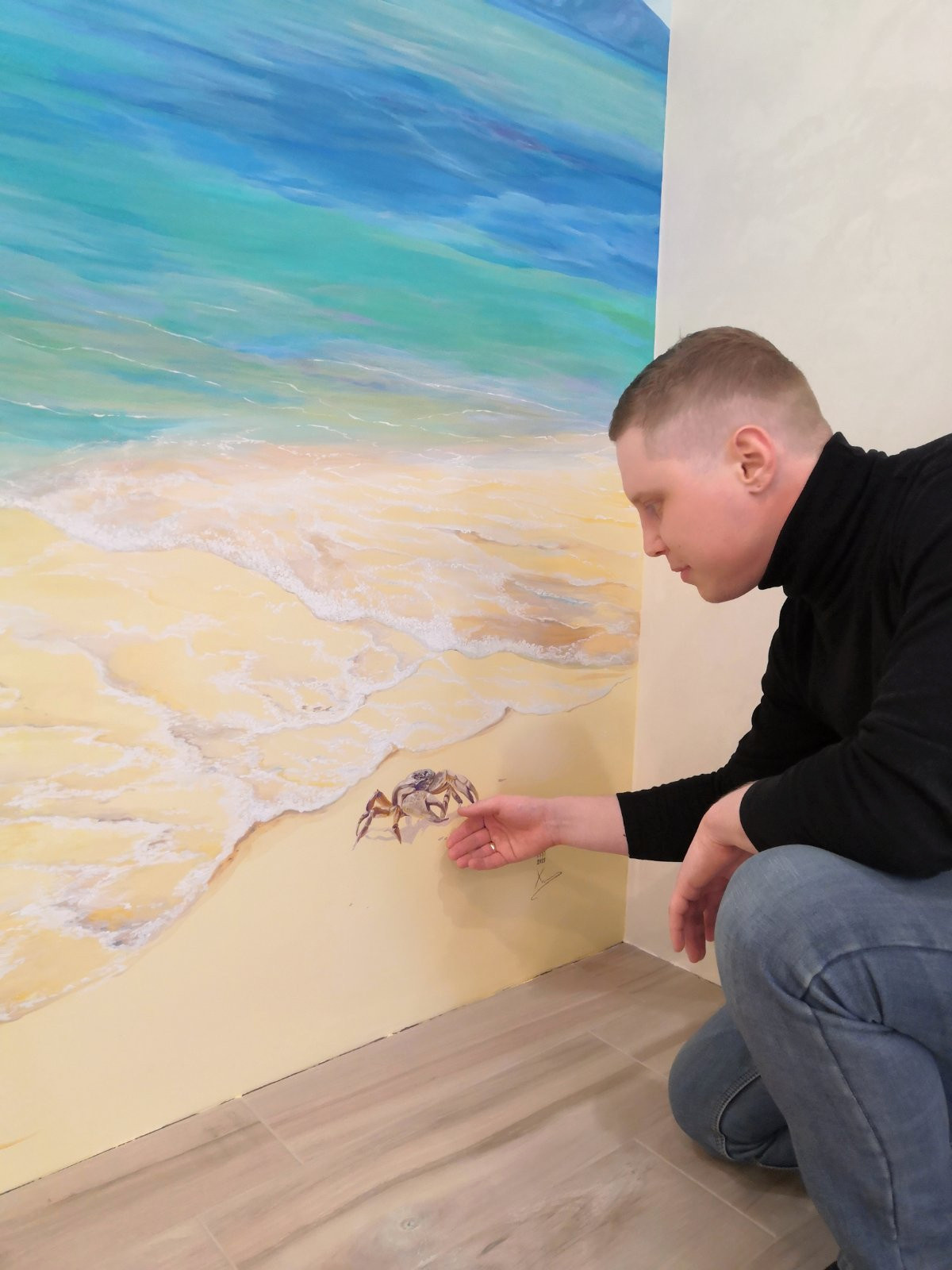 Художественная роспись стен, в цвете