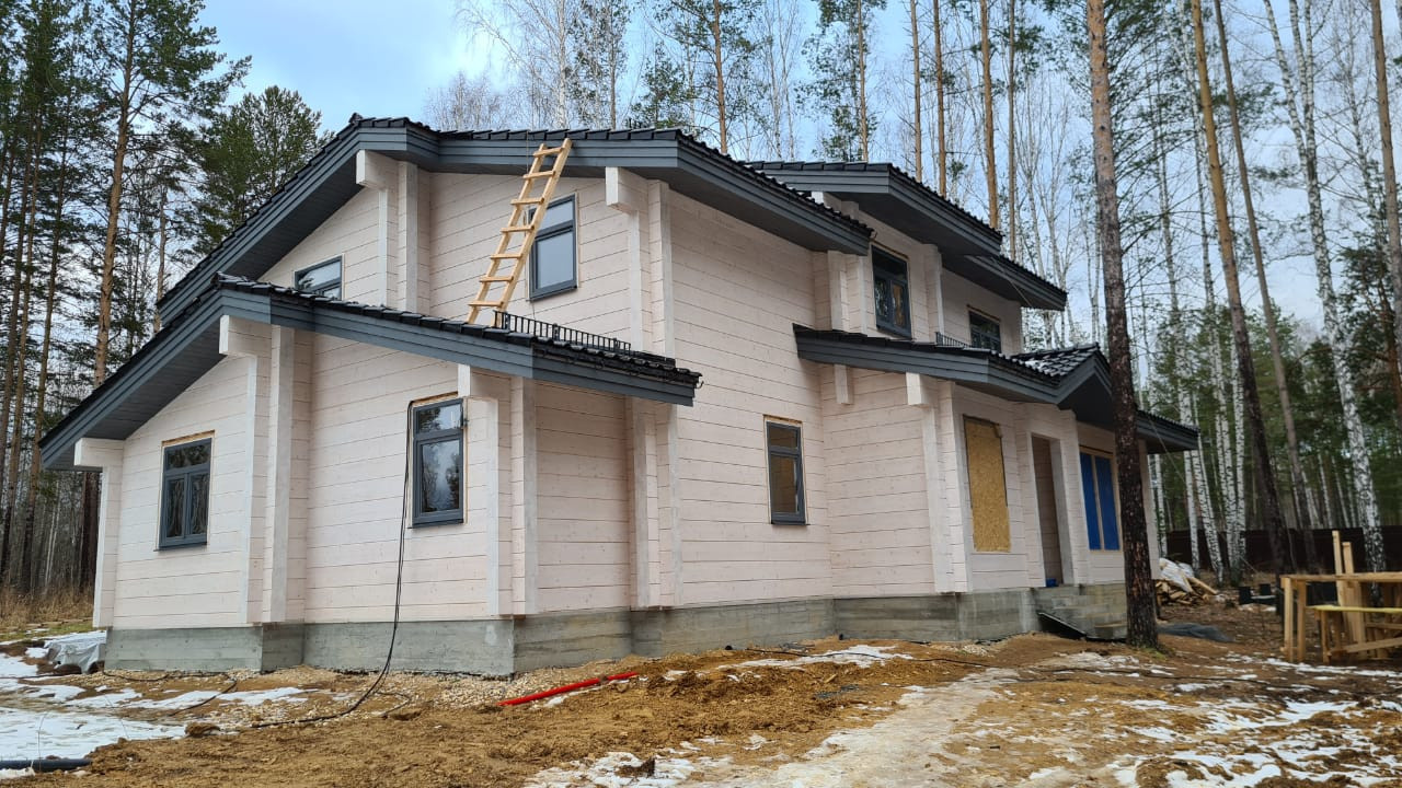 Дом из клееного бруса  Заповедник