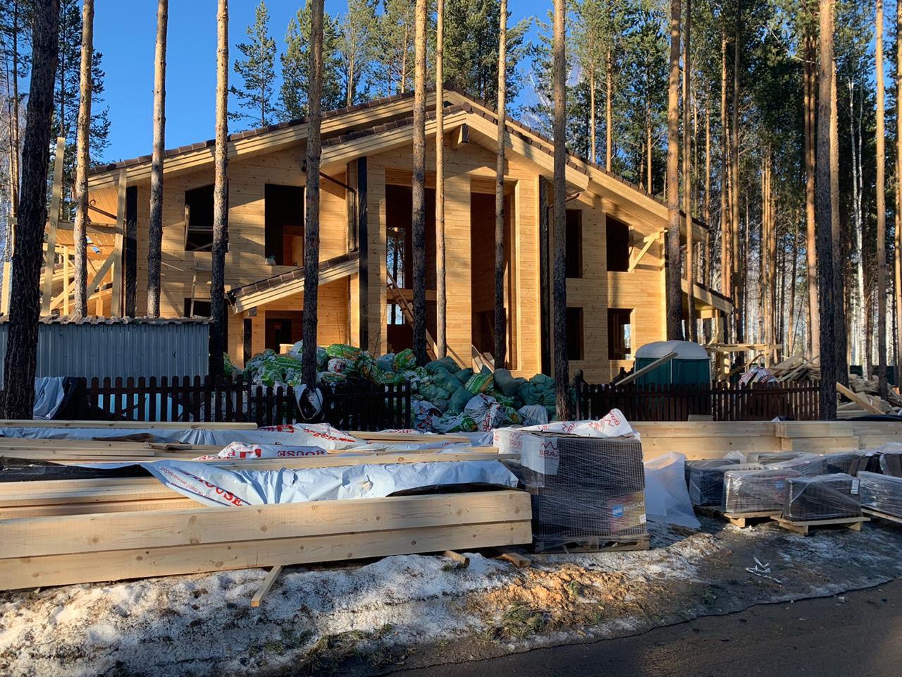 Дом из клееного бруса