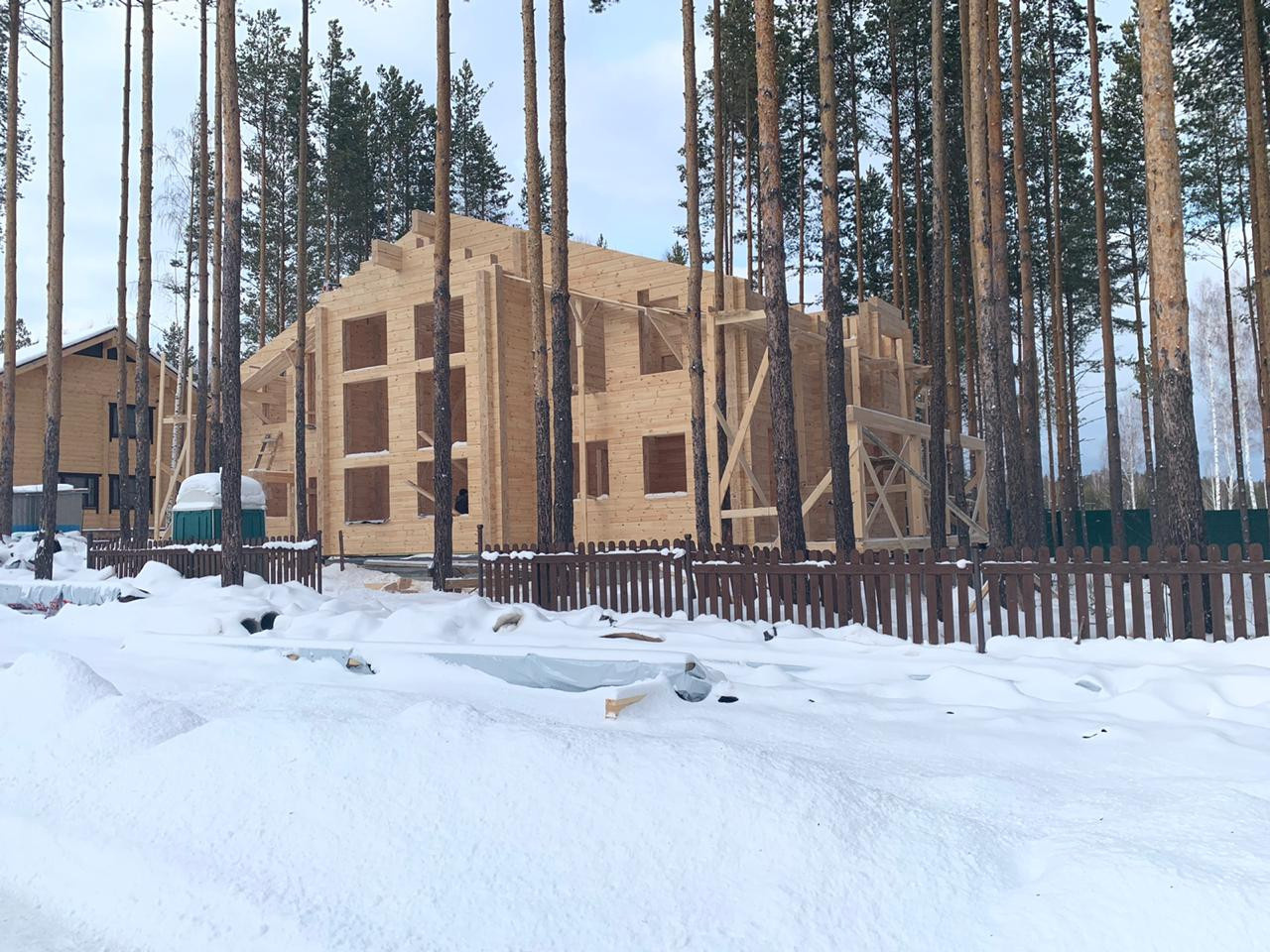 Дом из клееного бруса