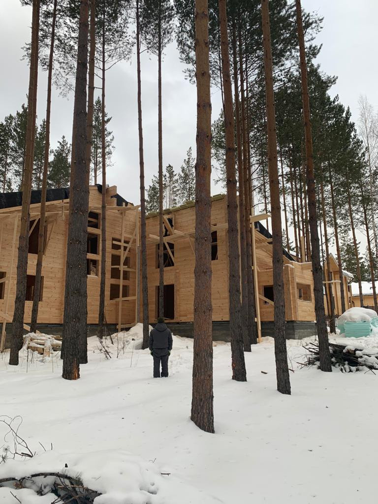 Дом из клееного бруса