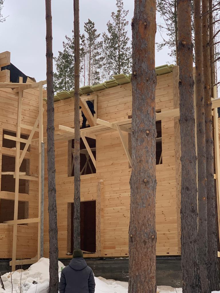 Дом из клееного бруса