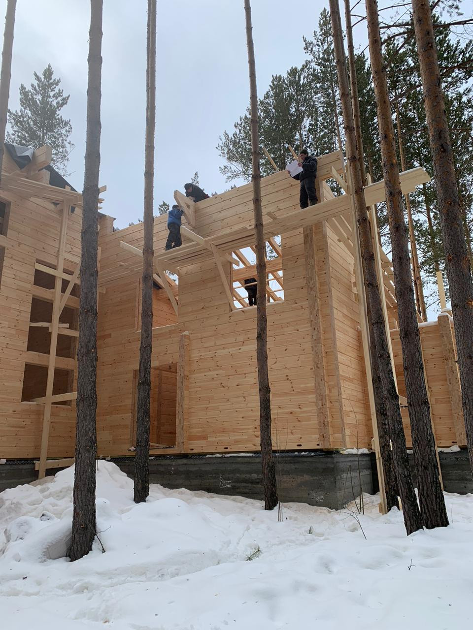 Дом из клееного бруса