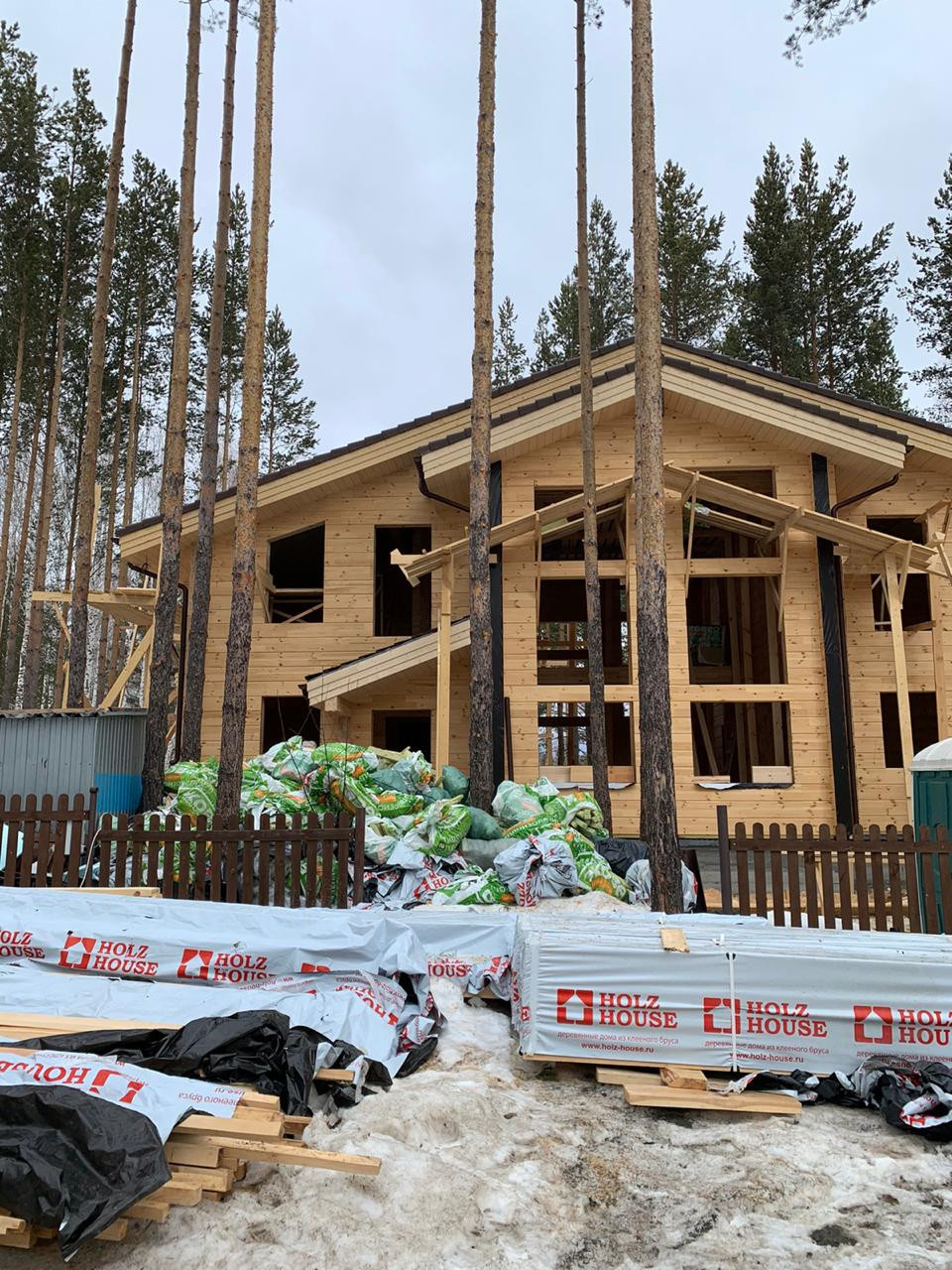 Дом из клееного бруса