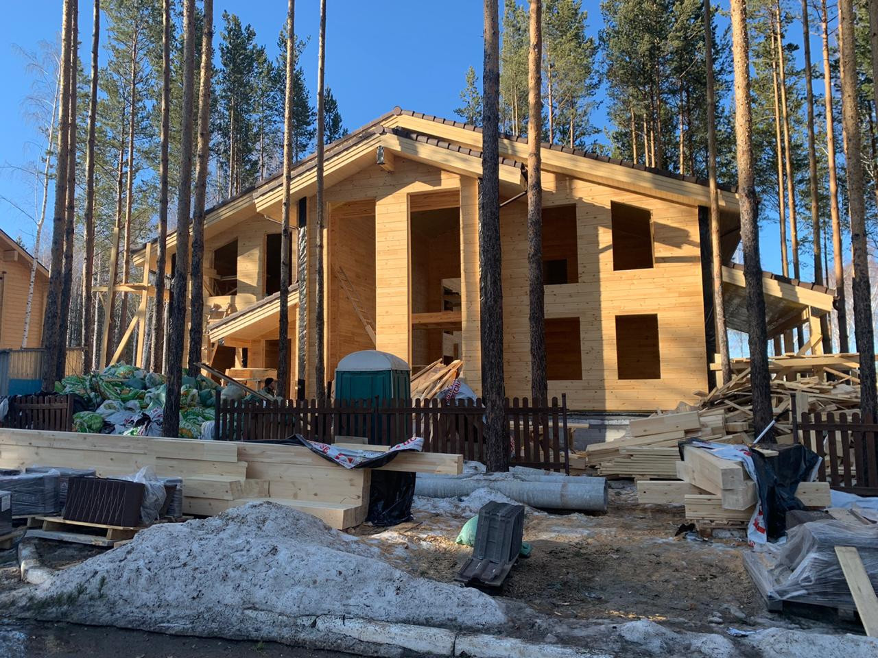 Дом из клееного бруса