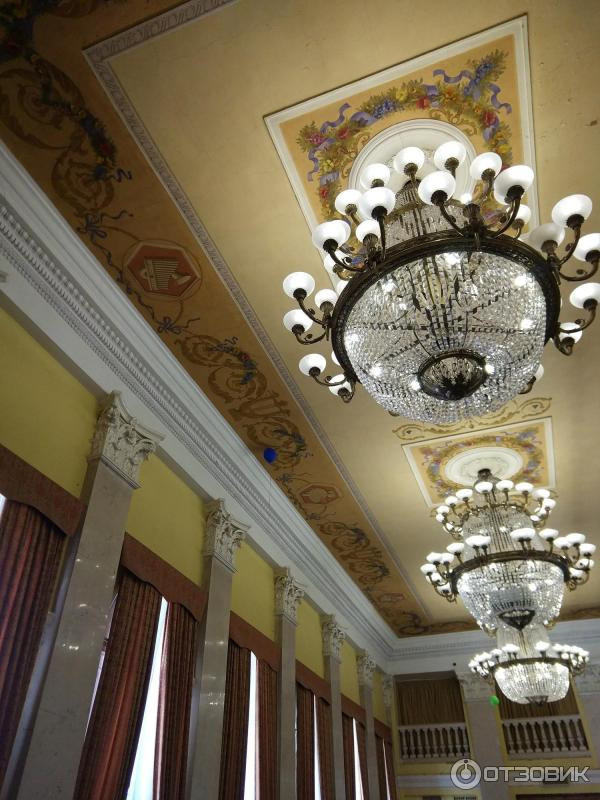 Роспись потолка в ДК Металлург