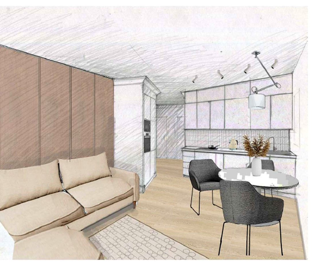 Двухкомнатная квартира ЖК "Огни Сибири"