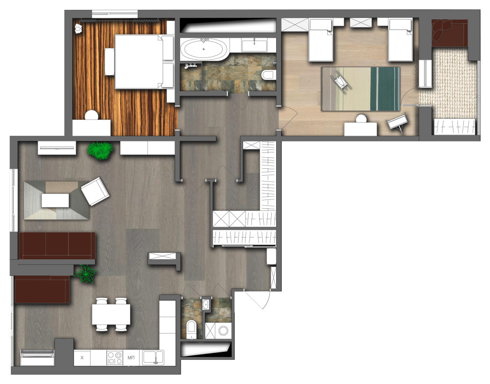 Квартира "Проспект мира" 120 кв.м.