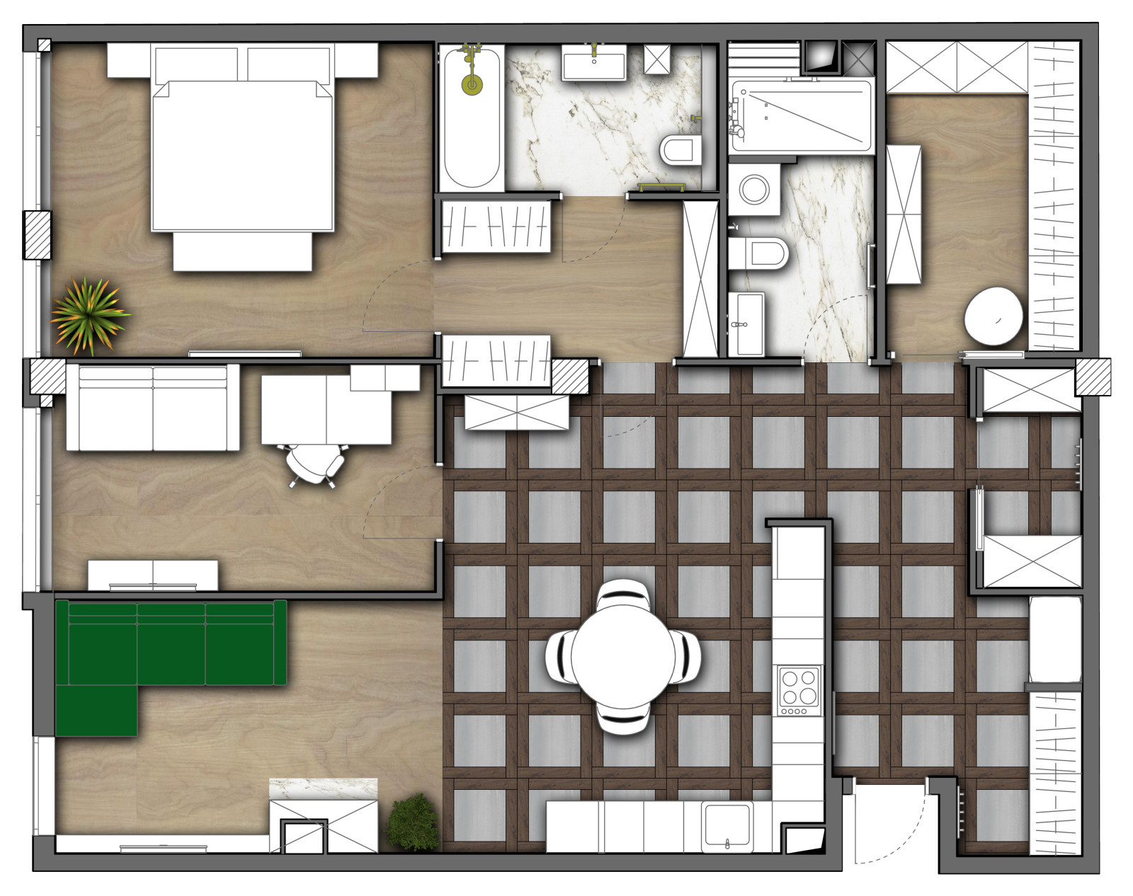 Апартаменты, ЖК "Парк Мира" 104 кв.м.