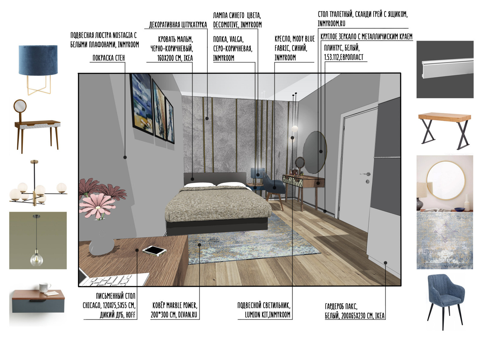 Дизайн-проект комнаты