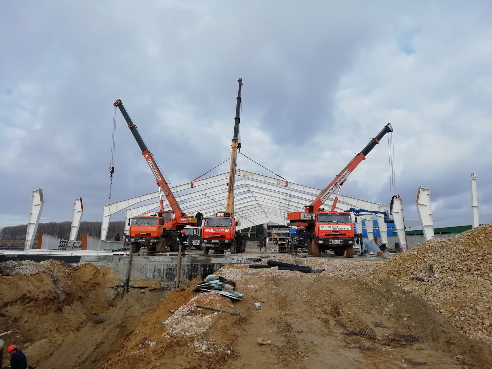 Строительство промышленных объектов