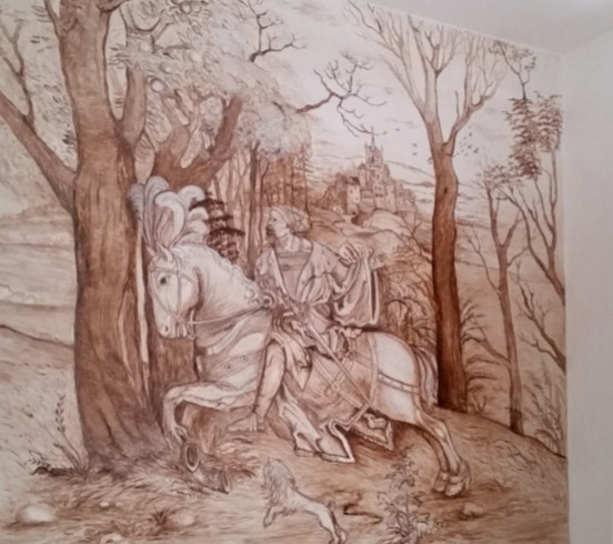 Malerei im Innenraum