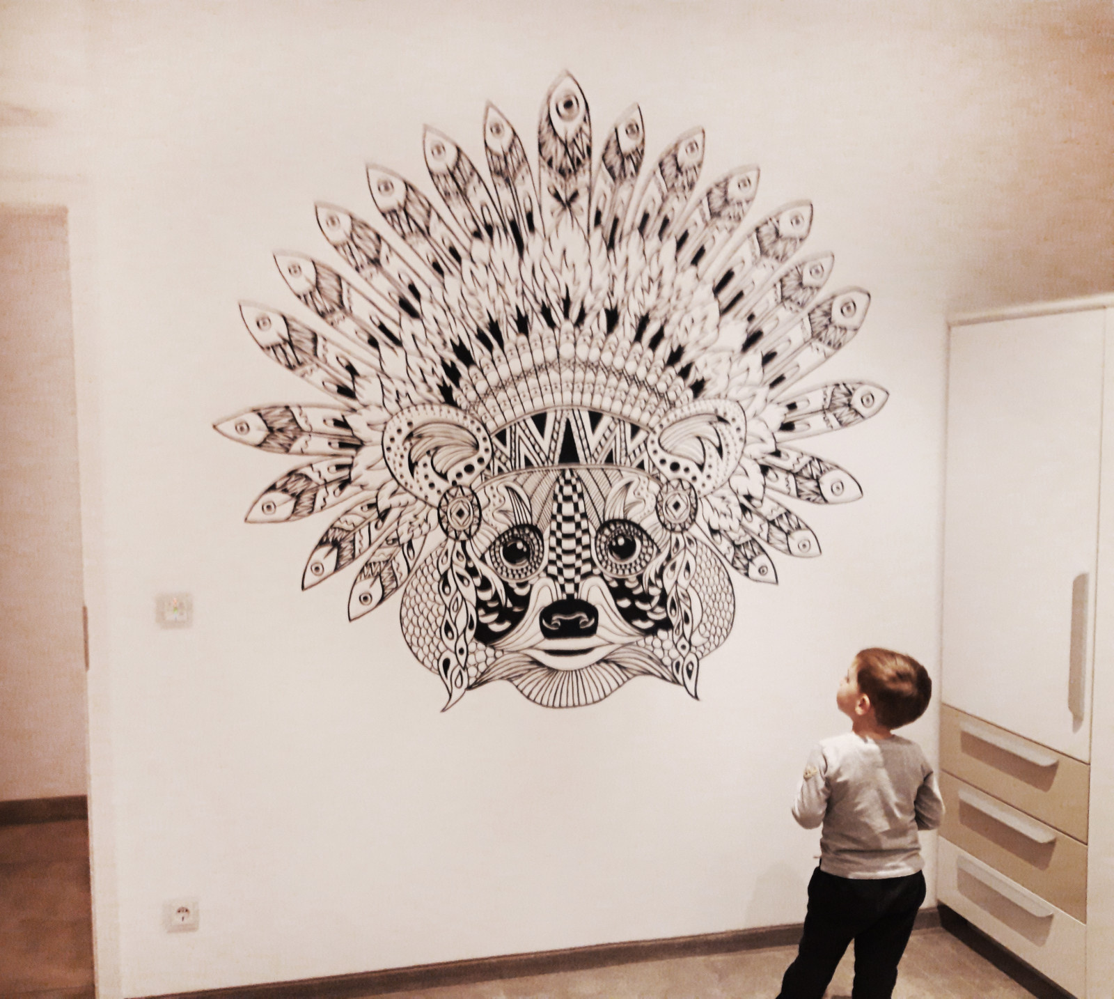 Malerei im Innenraum