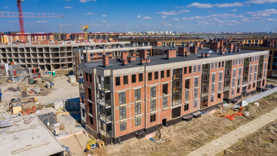 Облицовка фасада гранитом