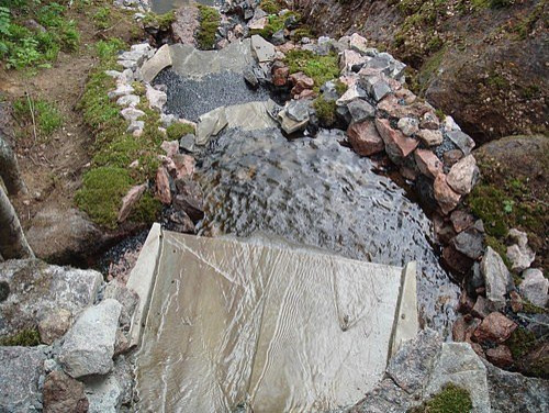 Декоративный водопад в Выборге (ЛО)