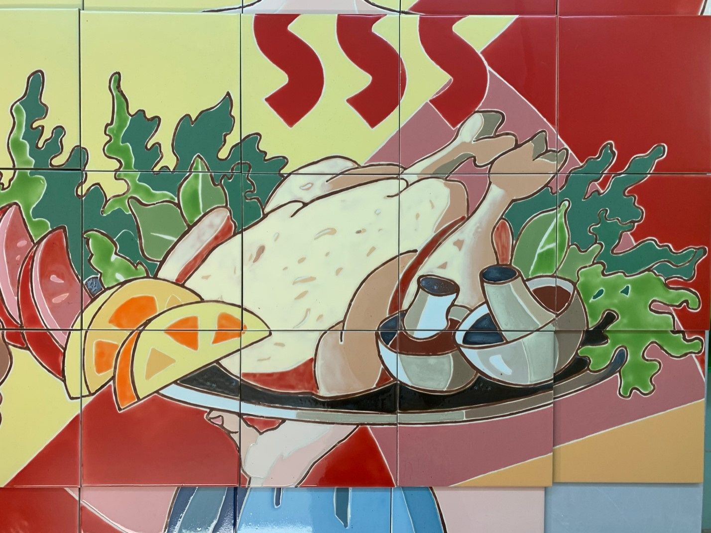 Панно для ресторана «Большая Ложка»