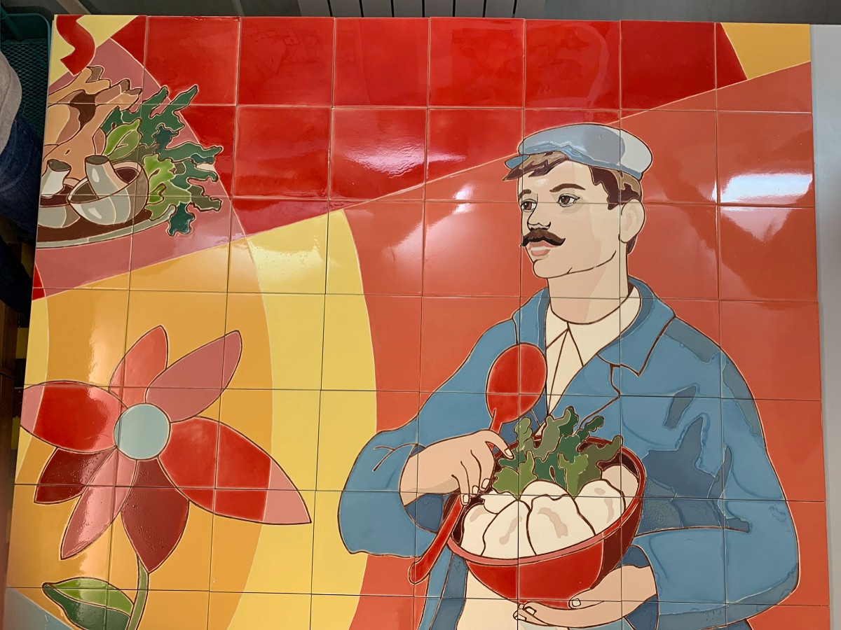 Панно для ресторана «Большая Ложка»