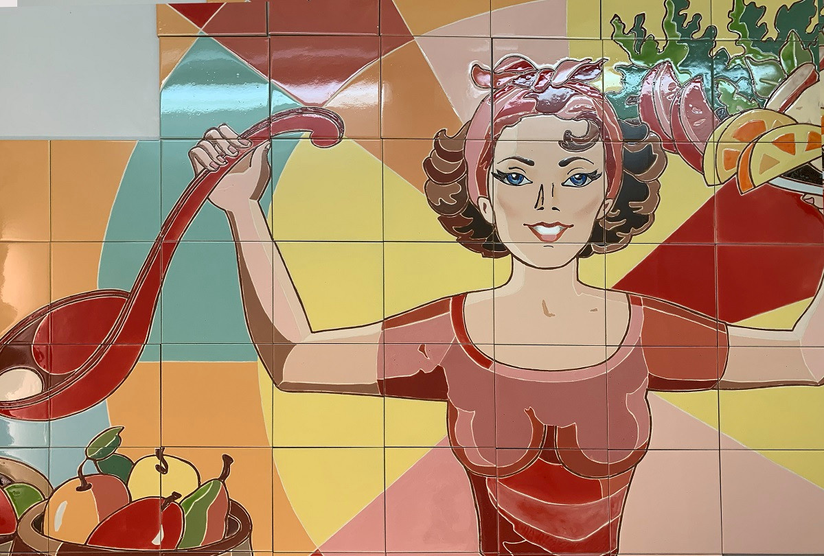 Панно для ресторана «Большая Ложка»