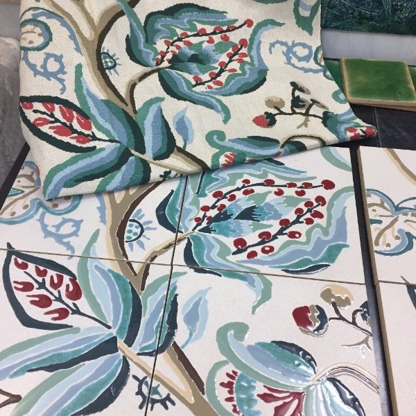 Воплощение ткани в керамике