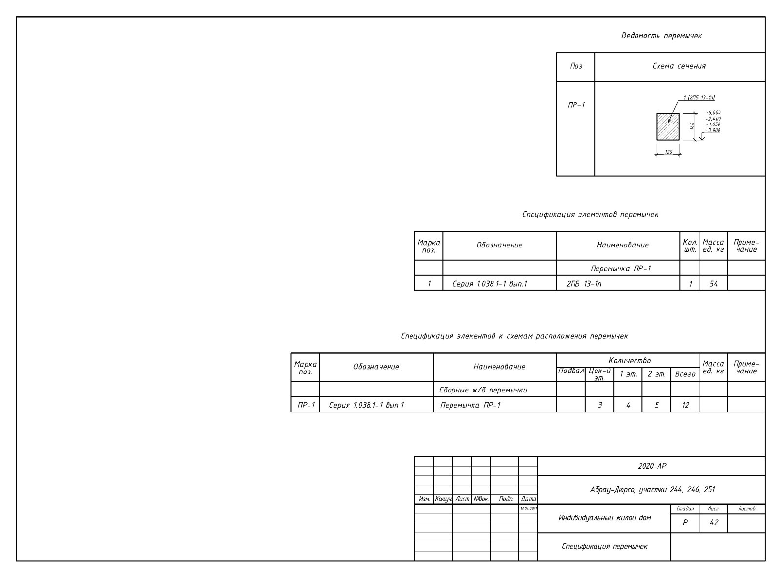 Пример разработки рабочего прокетк. Раздел АР - архитектурные решения.