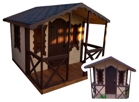 Обложка проекта: Детский домик (шале) в Альпийском стиле