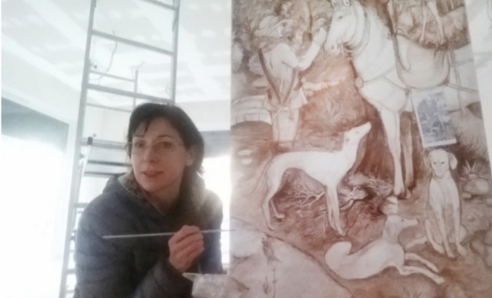 Malerei im Innenraum