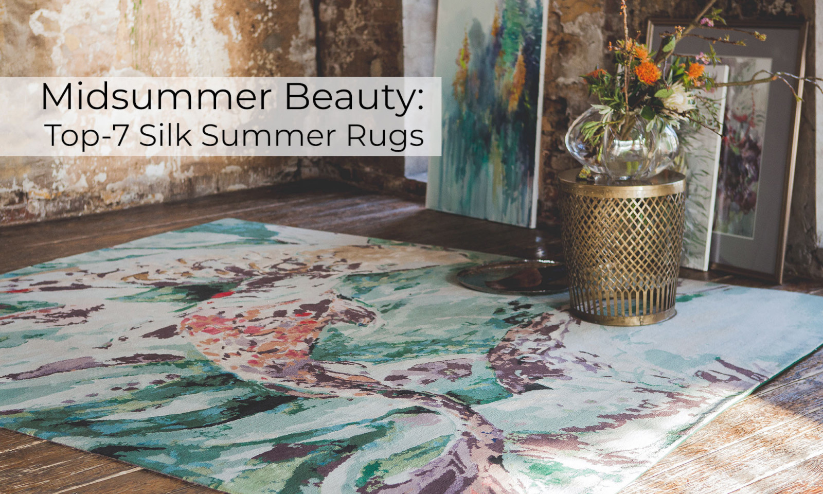 Топ-7 шелковых ковров для современного дома