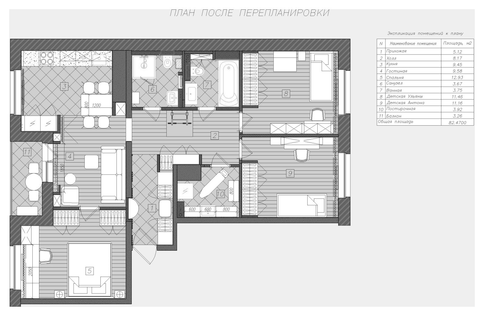 Квартира в ЖК "Кирилл и Дарья"