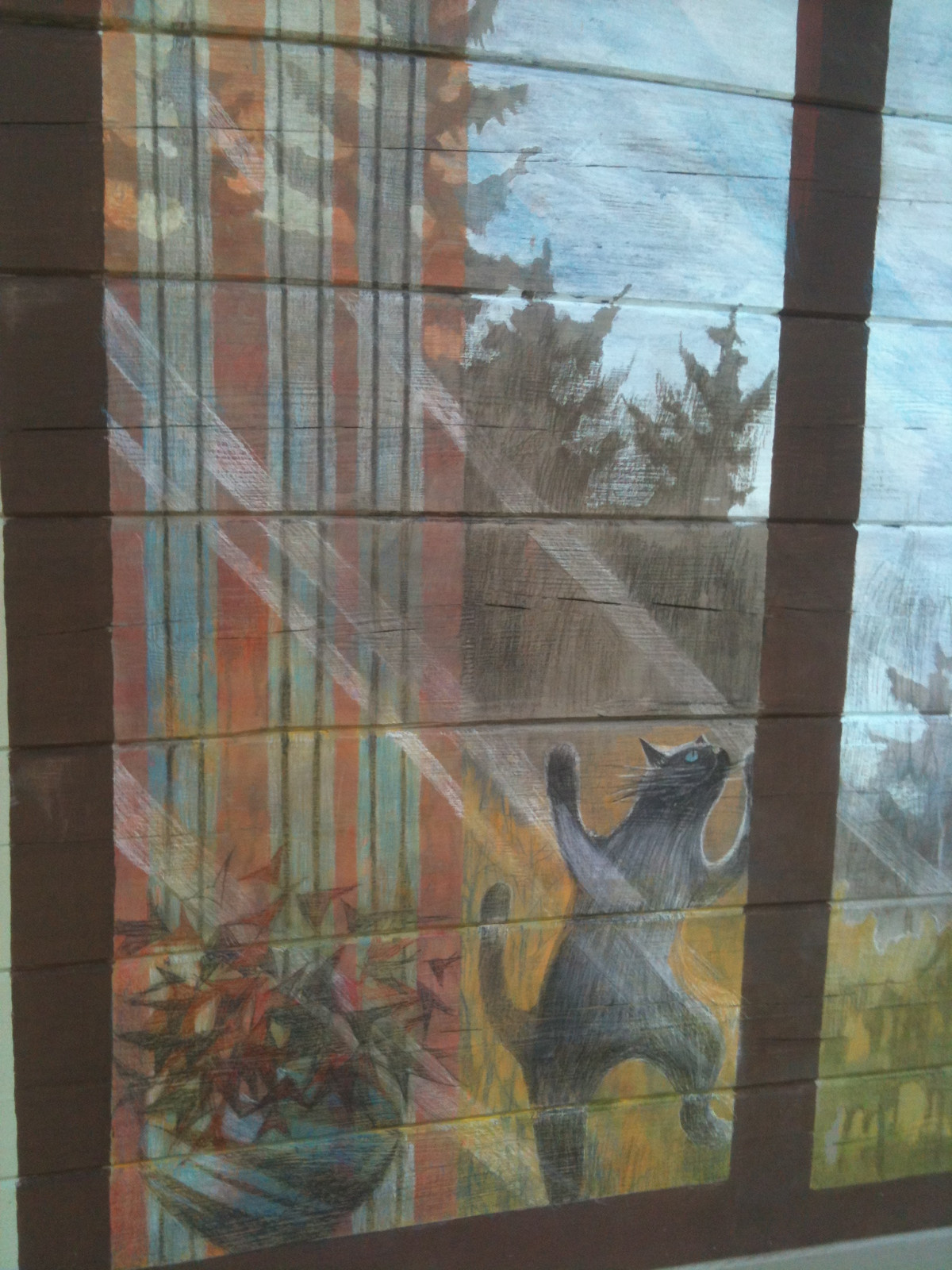 Фасады дома под Можайском до и после