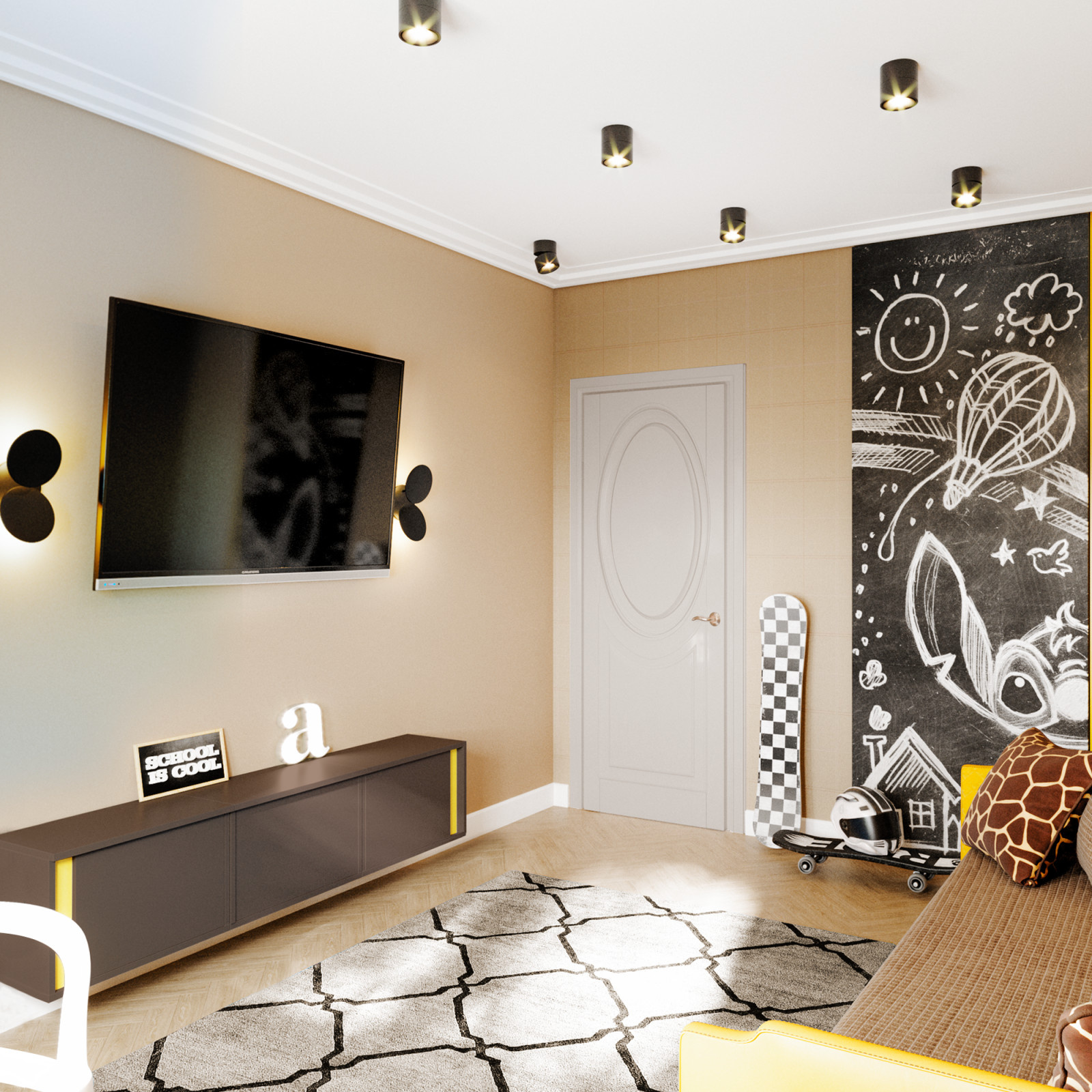 Трехкомнатная квартира Солнечный остров