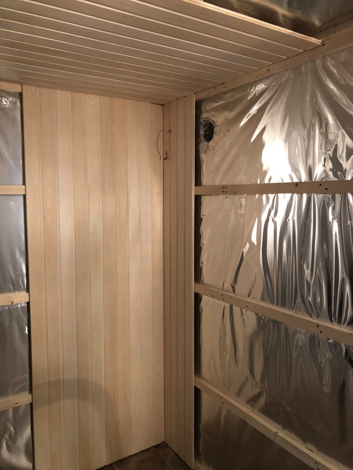 Обшивка парилки