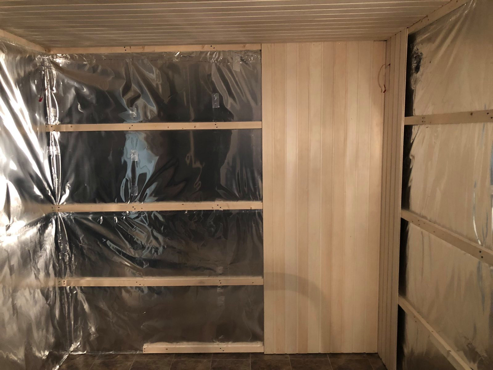 Обшивка парилки