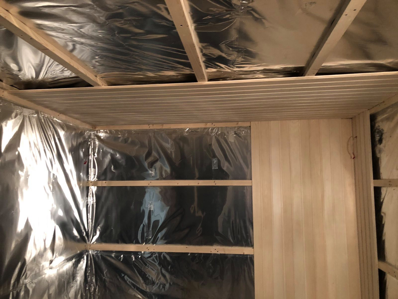 Обшивка парилки