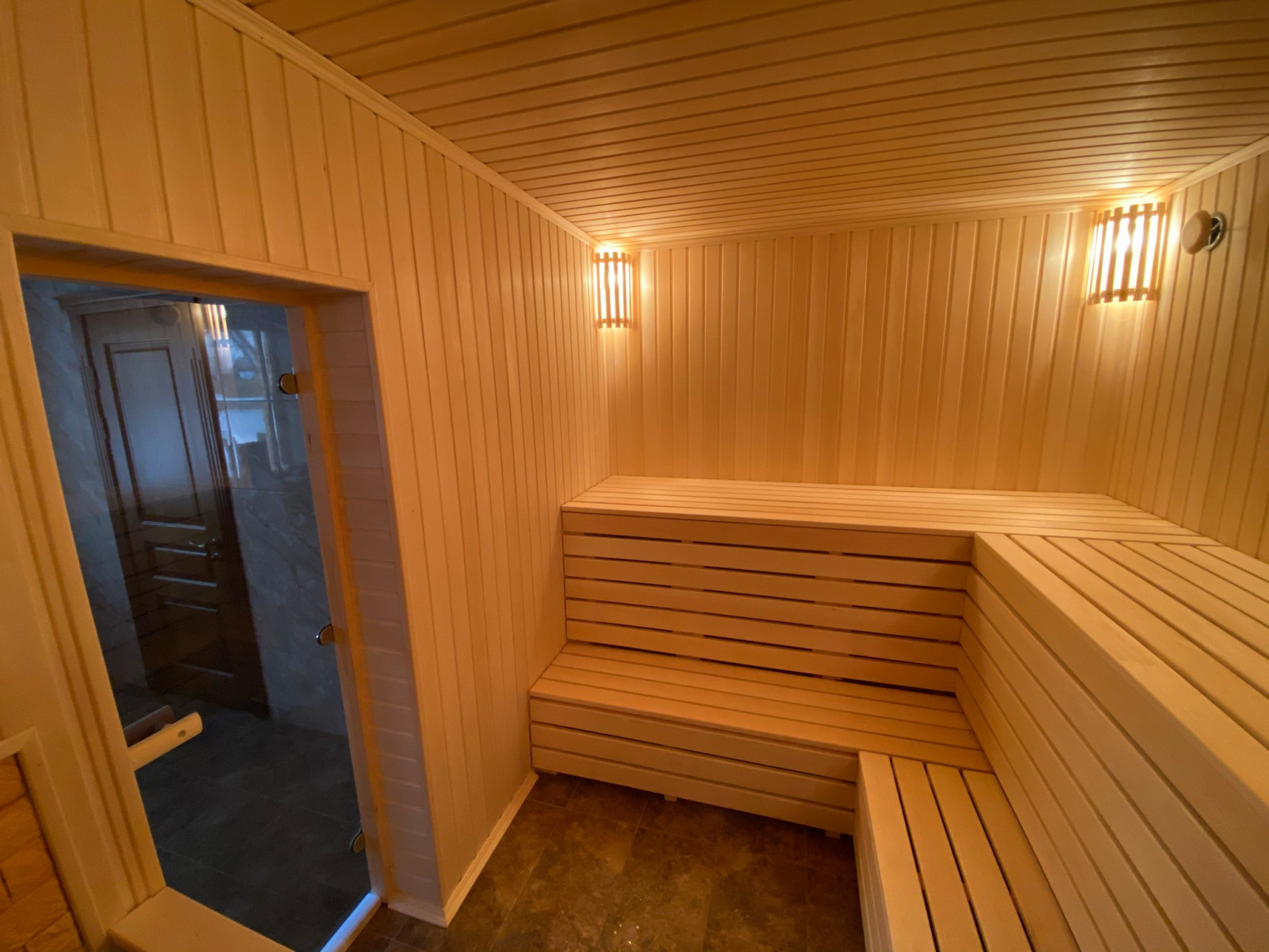 Обшивка парилки