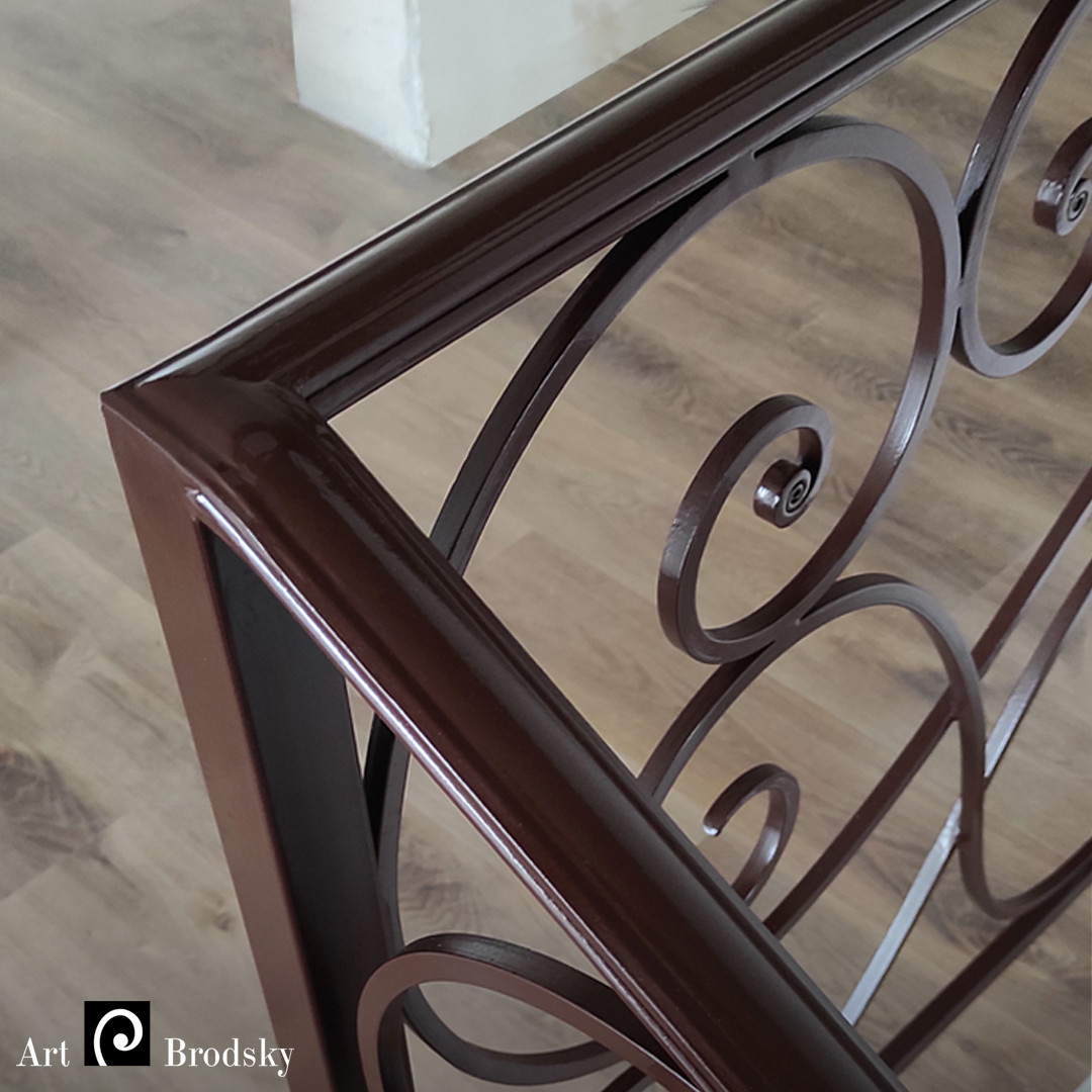 Легкие кованые перила для лестницы
