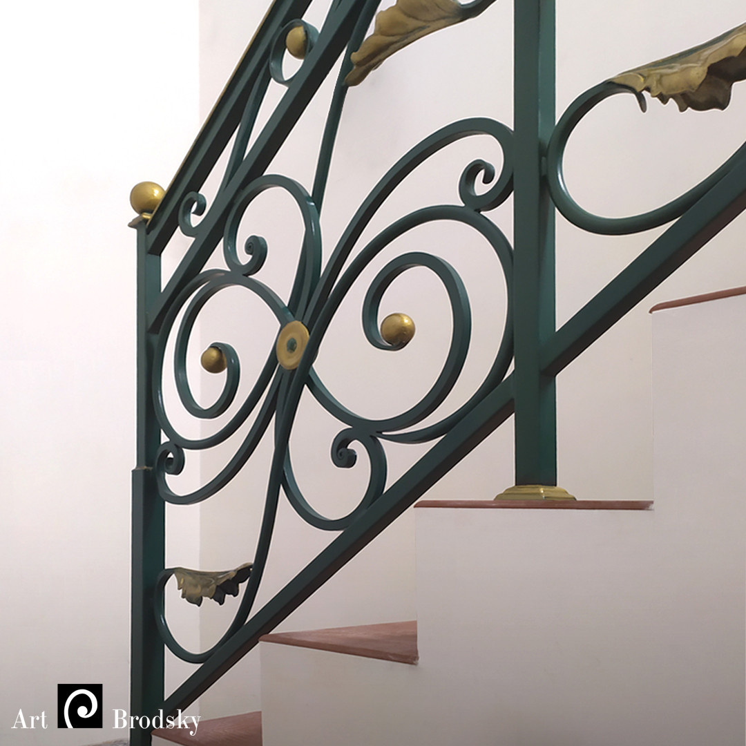 Перила в восточном стиле