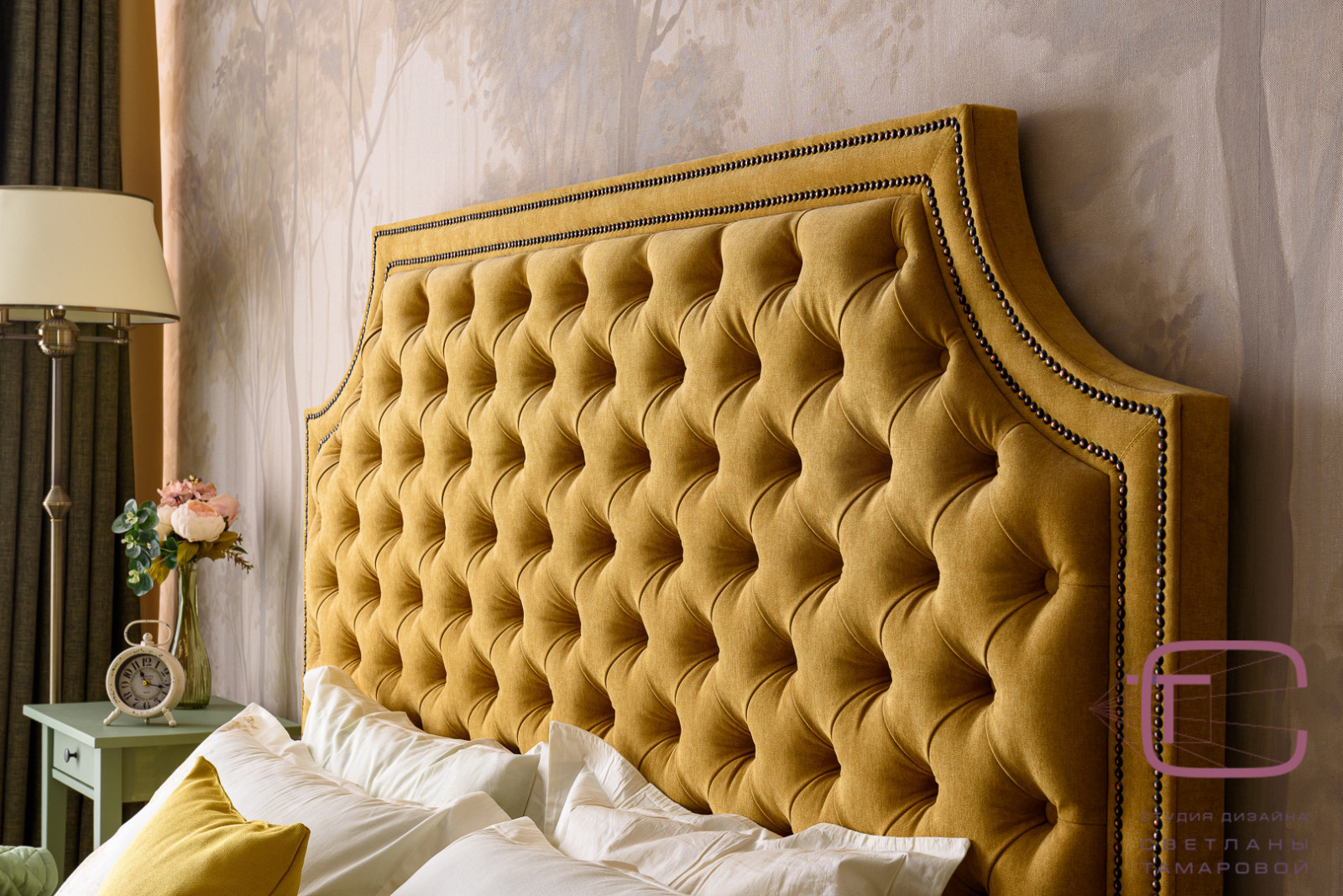 Дизайн интерьера спальни в ЖК Арбековская застава