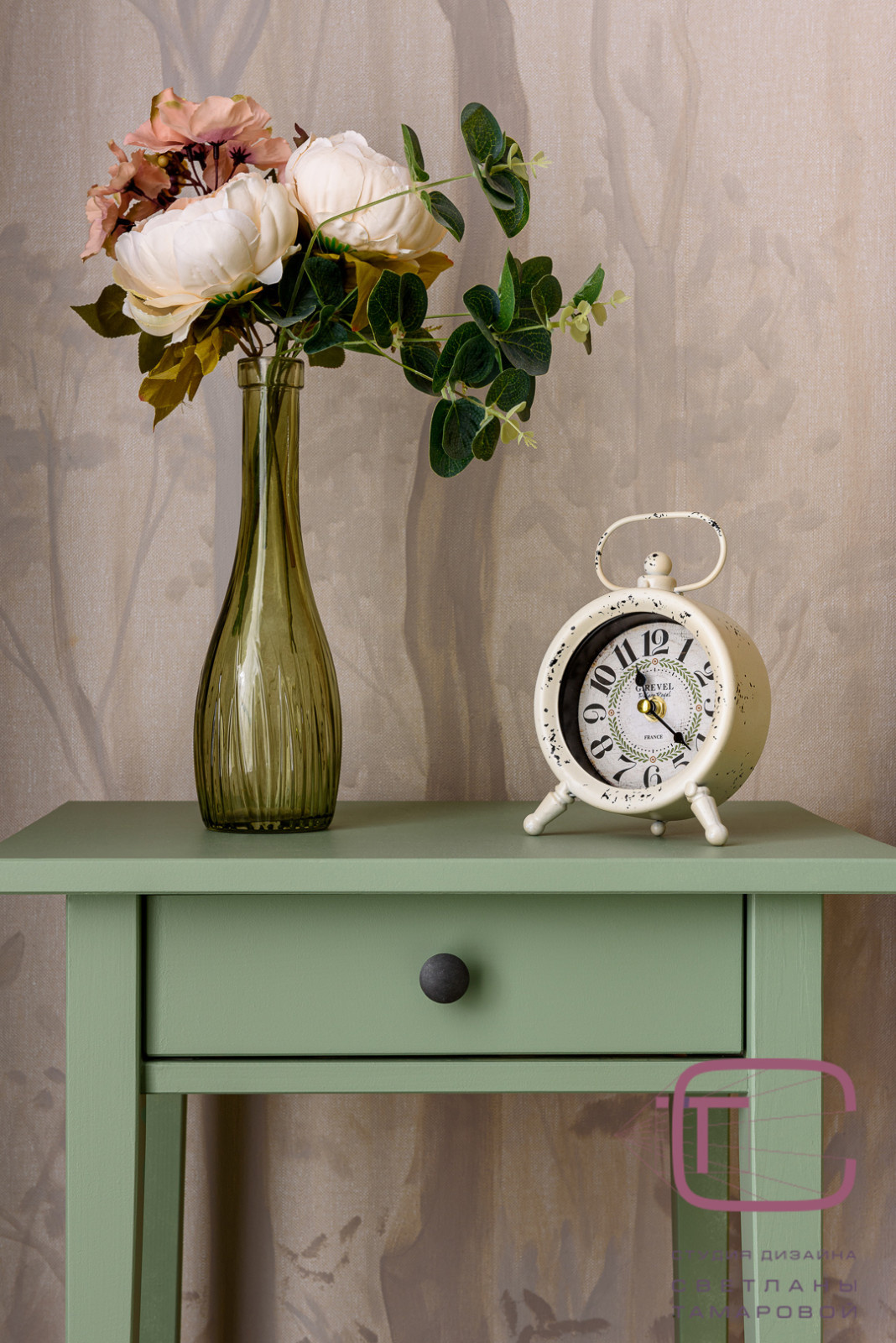 Дизайн интерьера спальни в ЖК Арбековская застава