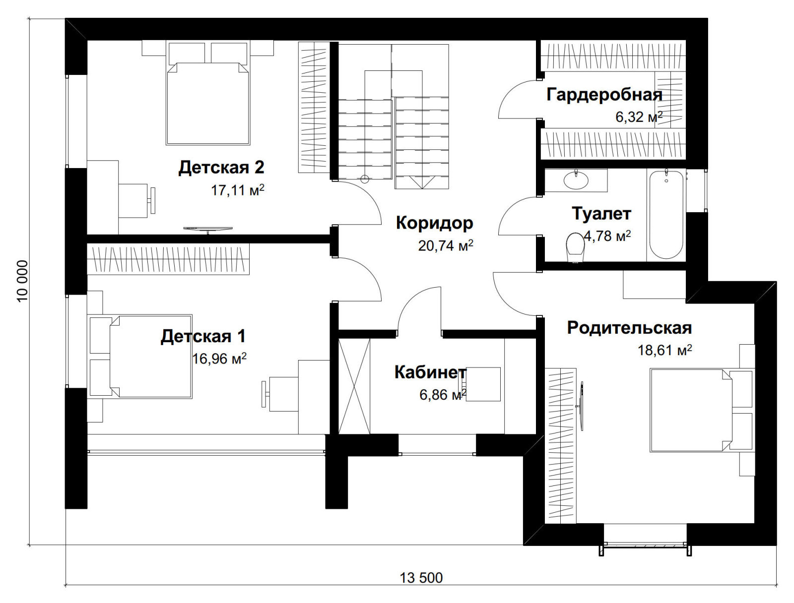 Дом 160м2 Пьяных
