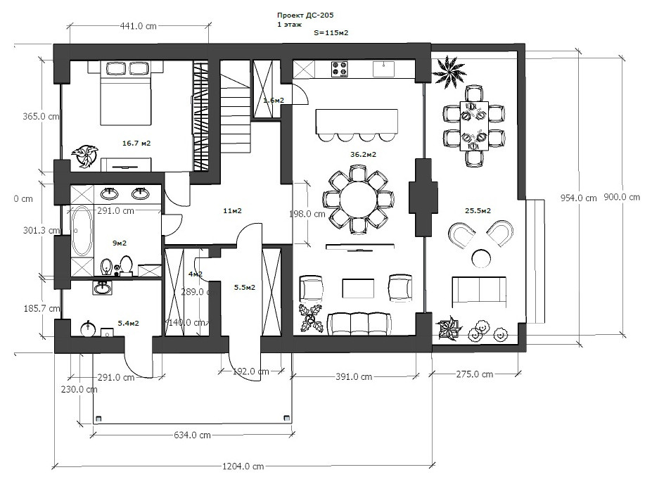 Проект индивидуального дома в Новой Москве