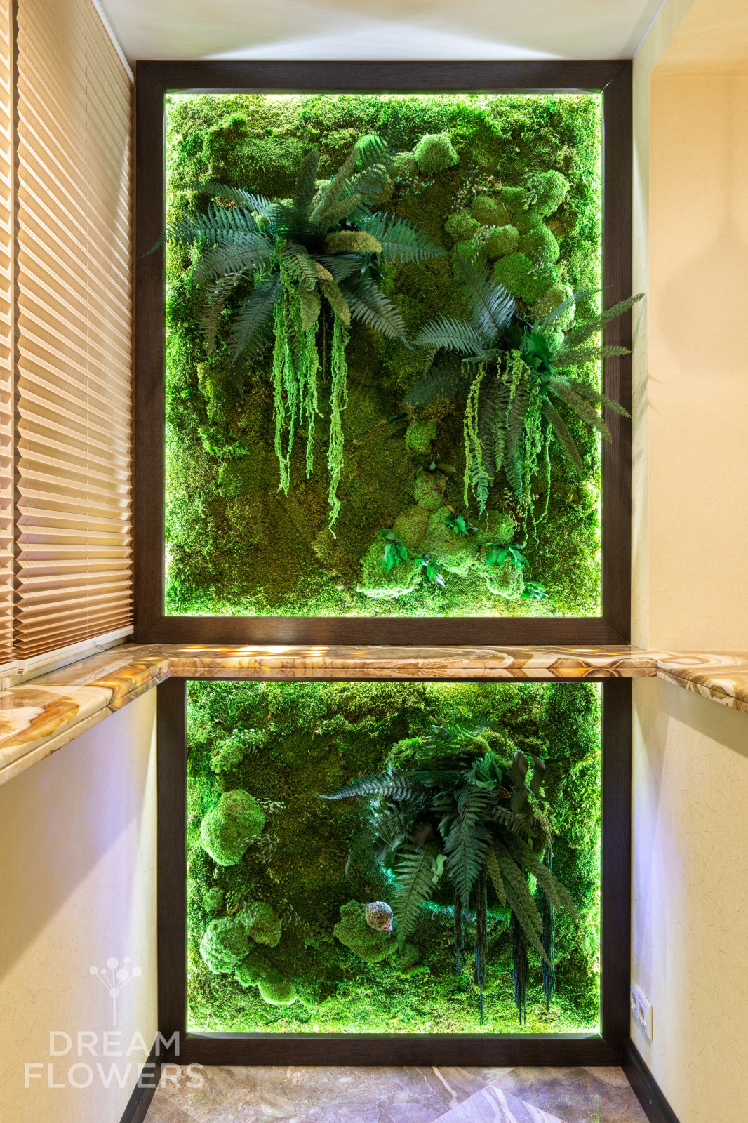 Авторское панно из стабилизированного мха