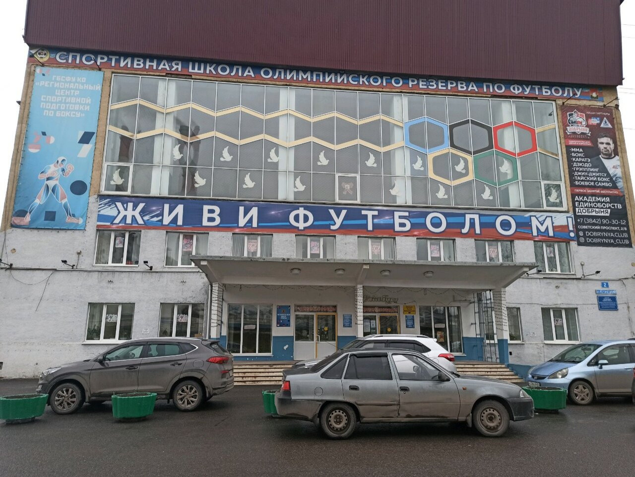 СДЮСШОР дизайн остекления